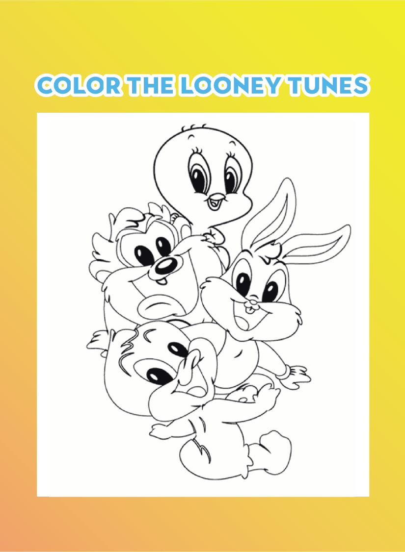 color the looney tunes